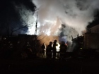 2018-11-18 - Pożar zabudowań gospodarczych w Lubni