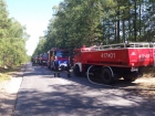 2015-08-18 - Trasa Lubnia - Wiele - pożar poszycia leśnego