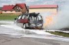 2011-07-19 - Brusy Jaglie - pożar samochodu
