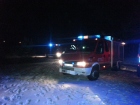 2014-02-07 - Trasa Męcikał Struga - Czernica, zderzenie dwóch pojazdów