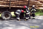 2014-06-20 - Trasa Męcikał - Chojnice, wypadek drogowy