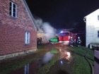 2018-11-12 - Pożar budynku gospodarczego w Lubni