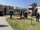 2022-04-27 - Pożar w Akademickim Ośrodku Marynarki Wojennej w Czernicy