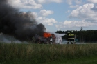 2011-07-19 - Brusy Jaglie - pożar samochodu