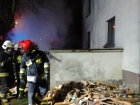 2018-11-26 - Pożar piwnicy w Brusach