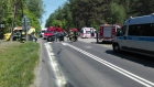 2016-05-27 - Męcikał - Spierwia. Wypadek dwóch pojazdów  i motocyklisty