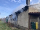Pożar budynku gospodarczego w Zalesiu