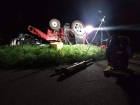 Wypadek z udziałem ciągnika rolniczego na DW235