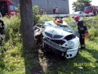 Trasa Brusy - Żabno, wypadek drogowy