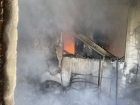 2022-04-22 - Pożar budynku gospodarczego w Zalesiu