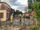 2023-05-29 - Pożar stolarni w Łubnej