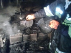 2012-03-17 - Bukówki, pożar domku letniskowego