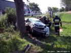 2012-07-28 - Trasa Brusy - Żabno, wypadek drogowy
