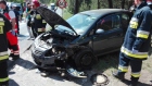 2016-05-27 - Męcikał - Spierwia. Wypadek dwóch pojazdów  i motocyklisty