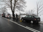 2012-01-17 - Trasa Brusy - Żabno, kolizja trzech samochodów