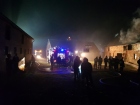 2018-11-12 - Pożar budynku gospodarczego w Lubni