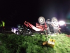 2018-08-07 - Wypadek z udziałem ciągnika rolniczego na DW235