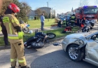 2022-05-02 - Wypadek z udziałem motocykla w Brusach