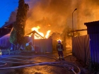 Pożar stolarni w Łubnej