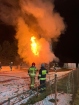 Pożar budynku w Brodzie