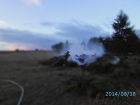 2014-08-18 - Gacnik, pożar obornika i rżyska