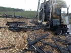 2018-12-28 - Pożar ciężarówki na terenie leśnictwa Okręglik